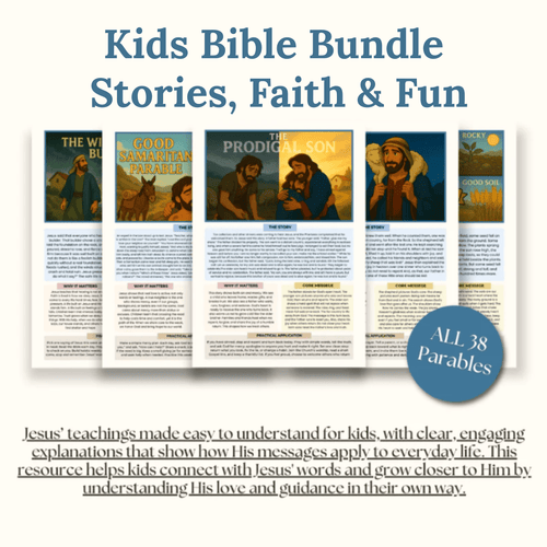 Kids Bible Bundle – Stories, Parables, Faith & Fun