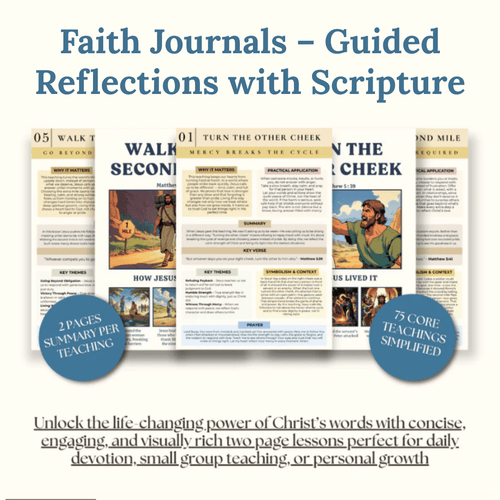 Faith Journals – Guided Reflections with Scripture